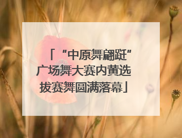 “中原舞翩跹”广场舞大赛内黄选拔赛舞圆满落幕
