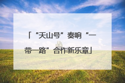 “天山号”奏响“一带一路”合作新乐章