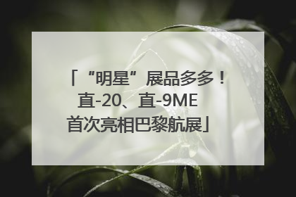 “明星”展品多多！直-20、直-9ME首次亮相巴黎航展
