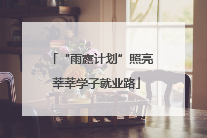 “雨露计划”照亮莘莘学子就业路