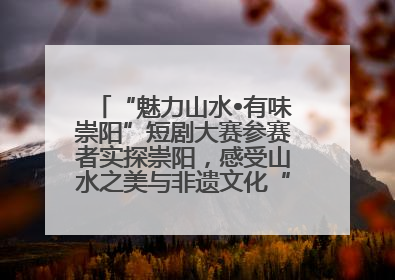 “魅力山水•有味崇阳”短剧大赛参赛者实探崇阳，感受山水之美与非遗文化“提琴戏”魅力