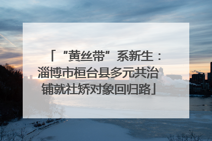 “黄丝带”系新生：淄博市桓台县多元共治铺就社矫对象回归路