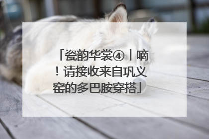瓷韵华裳④丨嘀！请接收来自巩义窑的多巴胺穿搭
