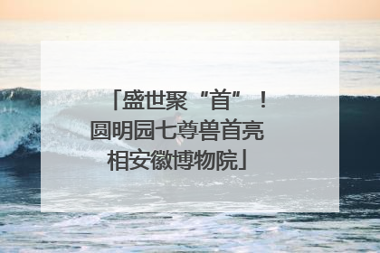 盛世聚“首”！圆明园七尊兽首亮相安徽博物院