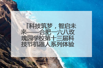 科技筑梦，智启未来——合肥一六八玫瑰园学校第十三届科技节机器人系列体验赛燃动校园