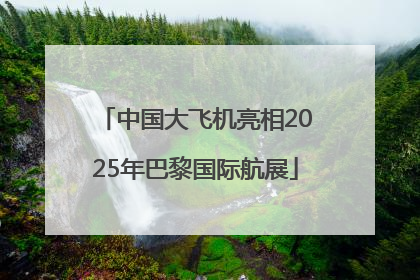中国大飞机亮相2025年巴黎国际航展