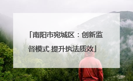 南阳市宛城区：创新监督模式 提升执法质效