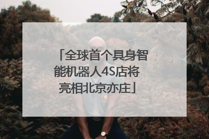 全球首个具身智能机器人4S店将亮相北京亦庄