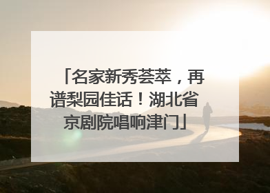 名家新秀荟萃，再谱梨园佳话！湖北省京剧院唱响津门