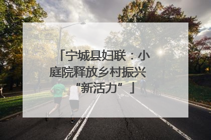 宁城县妇联：小庭院释放乡村振兴“新活力”