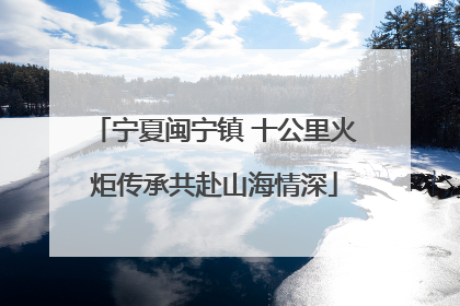 宁夏闽宁镇 十公里火炬传承共赴山海情深