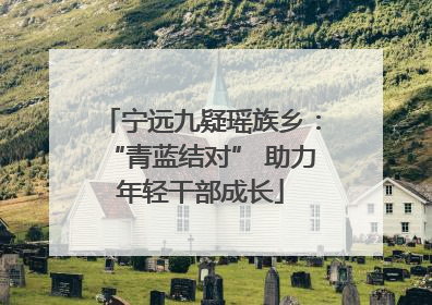 宁远九疑瑶族乡：“青蓝结对” 助力年轻干部成长