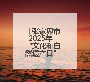 张家界市2025年“文化和自然遗产日”非遗宣传展示暨“非遗购物节”活动在慈利县盛大启幕