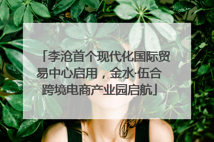 李沧首个现代化国际贸易中心启用，金水·伍合跨境电商产业园启航