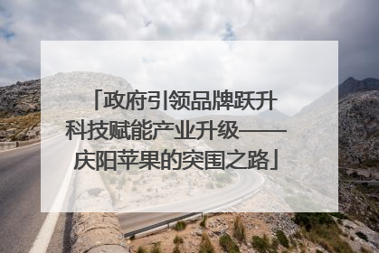 政府引领品牌跃升 科技赋能产业升级——庆阳苹果的突围之路