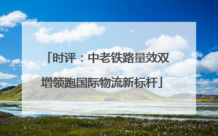 时评：中老铁路量效双增领跑国际物流新标杆