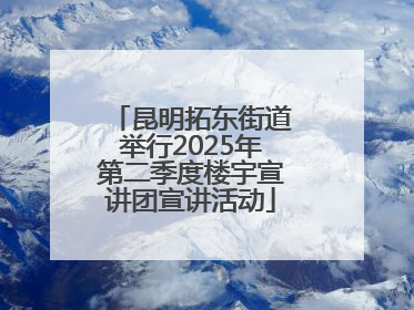 昆明拓东街道举行2025年第二季度楼宇宣讲团宣讲活动