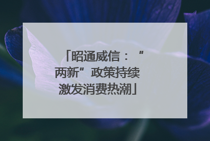昭通威信：“两新”政策持续激发消费热潮