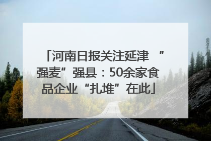 河南日报关注延津 “强麦”强县：50余家食品企业“扎堆”在此