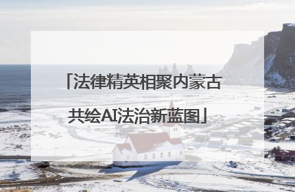 法律精英相聚内蒙古 共绘AI法治新蓝图