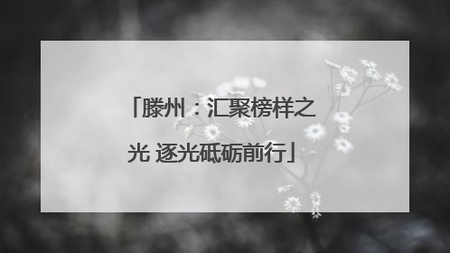 滕州：汇聚榜样之光 逐光砥砺前行
