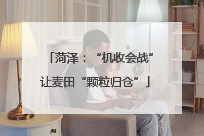 菏泽：“机收会战”让麦田“颗粒归仓”