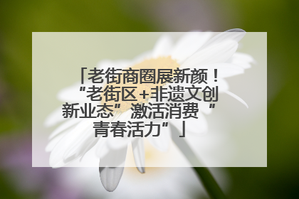老街商圈展新颜！“老街区+非遗文创新业态”激活消费“青春活力”