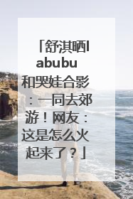 舒淇晒labubu和哭娃合影：一同去郊游！网友：这是怎么火起来了？