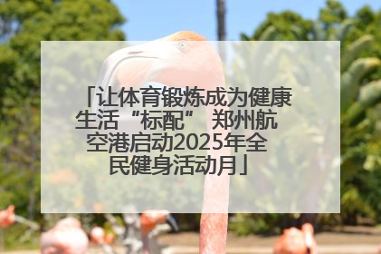 让体育锻炼成为健康生活“标配” 郑州航空港启动2025年全民健身活动月