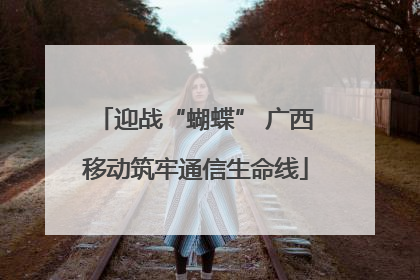 迎战“蝴蝶” 广西移动筑牢通信生命线