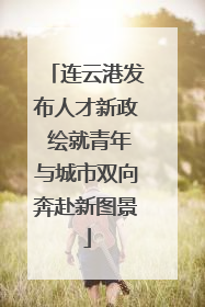 连云港发布人才新政 绘就青年与城市双向奔赴新图景