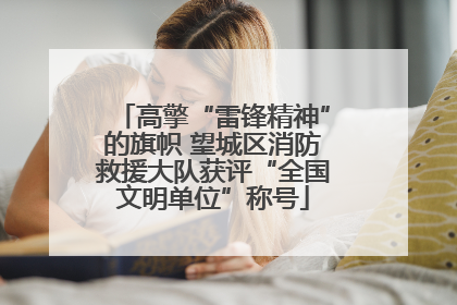 高擎“雷锋精神”的旗帜 望城区消防救援大队获评“全国文明单位”称号