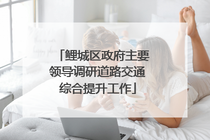 鲤城区政府主要领导调研道路交通综合提升工作