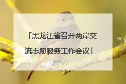 黑龙江省召开两岸交流志愿服务工作会议