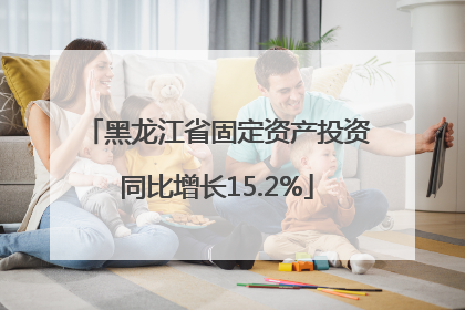 黑龙江省固定资产投资同比增长15.2%