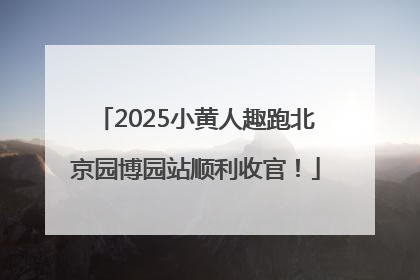 2025小黄人趣跑北京园博园站顺利收官！