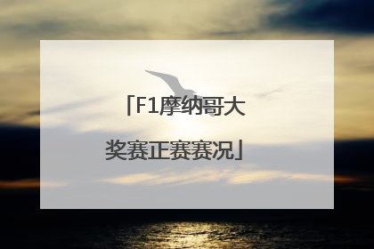 F1摩纳哥大奖赛正赛赛况